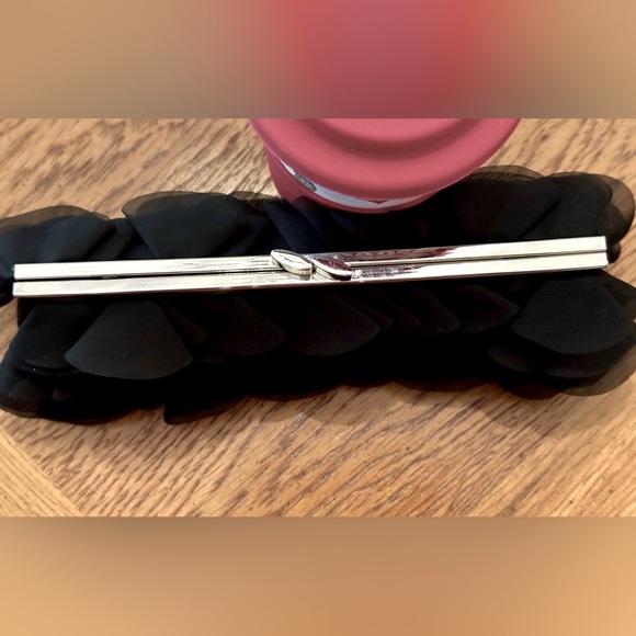 Call it Spring Black Ruffle Clutch - Picture 5 of 8